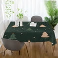 thumbnail image 3 of Yayeee Tablecloths 60" x 120" Rectangle Wrinkle Resistant Party Table Cover, Pink Christmas Trees, 3 of 8