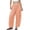 c01Orange, variant on Striped Gingham Pants Women Fashion Spring Summer Pajamas Wide Leg Lounge Plaid Bottoms Y2k Trousers with Pockets Red XL