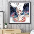 thumbnail image 4 of Cuadros Decorativos 5D DIY diamante pintura mariposa mujer Rhinestone Kit completo redondo pared arte Tmvgtek embutido en tela, 4 of 9
