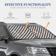 thumbnail image 4 of Balery Black and White Checkerboard Parasol para parabrisas de coche de 2 piezas | Parasol plegable para parabrisas delantero de coche para la mayoría de sedanes-Large, 4 of 6