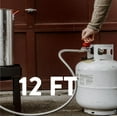 thumbnail image 5 of GasOne, 12 ft, High Pressure Propane 0-20 PSI Adjustable Regulator with QCC-1 Type Hose Gas Line Connector, 5 of 6