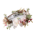 thumbnail image 2 of Diadema de flores bohemias, corona para el pelo, guirnalda Floral, corona, tocado de Halo con cinta, fiesta, Festival de boda, 2 of 5