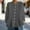 Gray, variant on BUIGTTKLOP Womens Cotton Linen Button down Shirts Long Sleeve Pleated Shirts Crewneck Lightweight Summer Tops Blouses 2026
