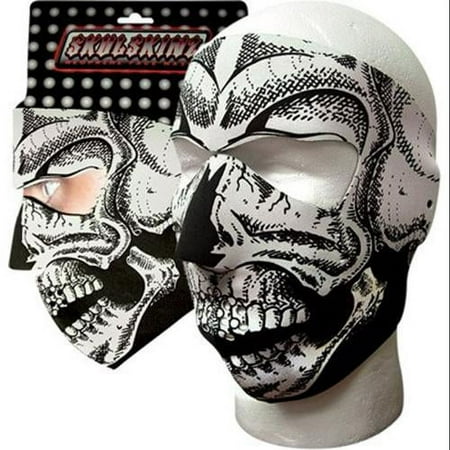 Skull Neoprene Full Face Mask Nose Mouth Vent Snow