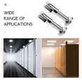 thumbnail image 3 of HEALEEP 2Pcs Toilet Bathroom Partition Hardware Silver Durable for General Public Installations, 3 of 8