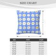 thumbnail image 4 of ZICANCN Various Forms Daisy Throw Pillow Covers, Bed Couch Sofa Knit Decorative Pillow Covers for Living Room Farmhouse, 20"x20", 4 of 8