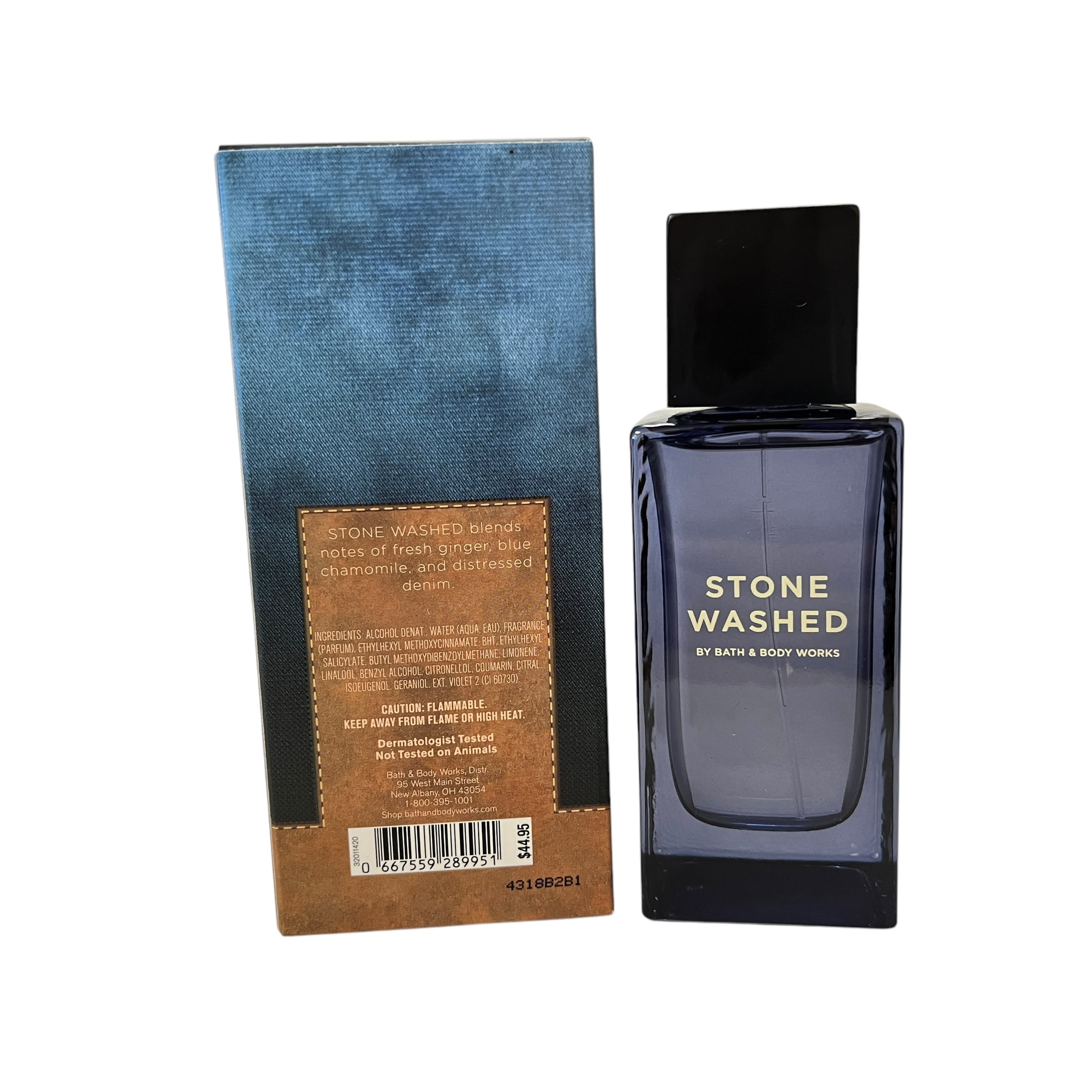 Bath & Body Works Stone Washed Cologne for Men 3.4 fl oz