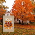 thumbnail image 4 of Thanksgiving Yard Flags for Backyard Farmhouse - Happy Thanskgiving Cute Pumpkins Double Side Garden Flag for Outdoor Cartoon Autumn Leaves Turkey Washable Outdoor Garden Flags 28x40in, 4 of 6