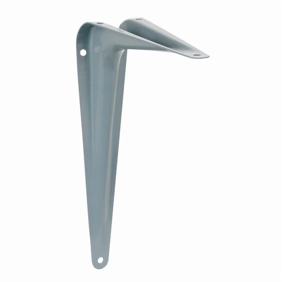 Hampton Gray Steel Shelf Support 18 Ga. 6 in. L 100 lb