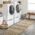 thumbnail image 5 of Hauteloom Ardee Jute Living Room, Bedroom Area Rug - Bohemian, Transitional - Tan, Gray - 2' x 3', 5 of 9