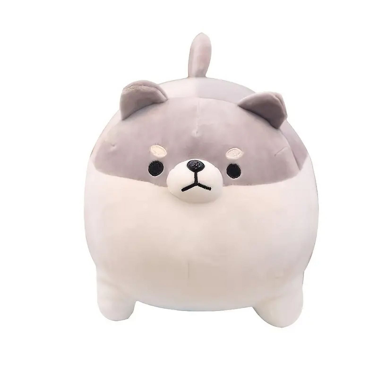 Cute Huskies Chubby Anime Pillow Soft Husky Shiba Inu Dog Plush Toys Fat  Husky Stuffed Animals Dolls Plushie Puppy Hugging Husky Shape Kawaii Throw  Pi