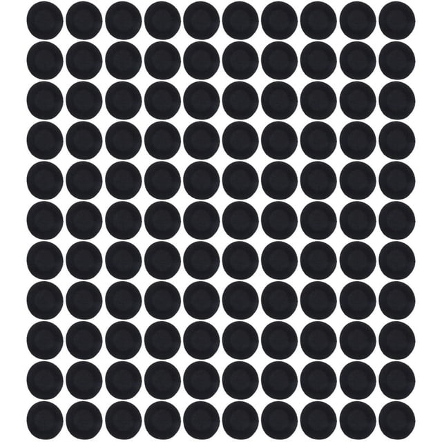 100 Pcs Black Sponge Earbud Headphone Cap Ear Pads Cover Replacement