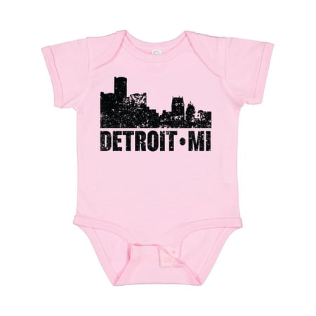 

Inktastic Detroit Skyline Grunge Gift Baby Boy or Baby Girl Bodysuit