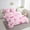 Pink, variant on Erosebridal Girly Pink Bowknot Bed in a Bag Twin size, Cute Love Bed Set, Princess Decor, Reversible 7pcs