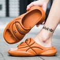 thumbnail image 6 of Men's Slip on Sport Slide Sandals Flip Flop Shower Shoes Slippers House Pool Gym, 6 of 7