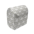 thumbnail image 1 of Abstract Stand Mixer Cover, Geometric Theme Dots Inside Hexagonal Flowery Shapes Connected Triangular, Kitchen Appliance Organizer Bag Cover with Pockets, 5 Quarts, Pale Tan and White, by Ambesonne, 1 of 4