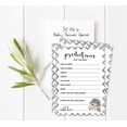 thumbnail image 2 of Inkdotpot Hedgehog Jungle Animals Party Supplies Set Of 50 Baby ShowerPrediction Cards For Baby Shower Game, 2 of 5