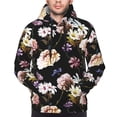 thumbnail image 4 of Hoodies for Men - Carnations Flowers Daisy Long Sleeve Comfrt Men'S Fashion Hoodies & Sweatshirts, Sweatshirts for Men Hoodies Pullover Clothing Clothes with Pouch, 4 of 7