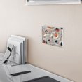thumbnail image 5 of Yayeee Toggle Light Switch Wall Plate 3-Gang 6.37"x4.48" Decorative Outlet Cover, Cartoon Gray Houses, 5 of 7