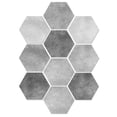 thumbnail image 1 of 10 Pcs PVC Waterproof Wall Sticker Hexagon Tile Sticker Self Adhesive Floor Sticker, 1 of 7