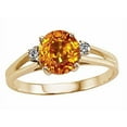 thumbnail image 2 of Tommaso Design� Round 7mm Genuine Citrine Ring, 2 of 9