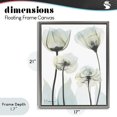 thumbnail image 4 of Stupell Industries Modern Floral Luxury Of Creation Gray Floating Frame Canvas Art, 17 x 21, by Albert Koetsier, 4 of 8