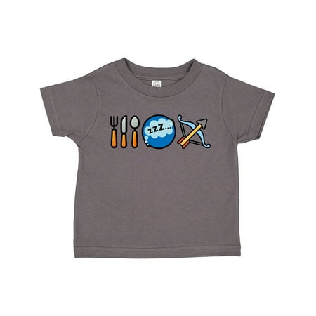 

Inktastic Eat Sleep Archery Bowhunting Gift Toddler Boy or Toddler Girl T-Shirt