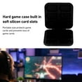 thumbnail image 3 of 12, Étui pour Cartes de Jeu, Support de Rangement en Silicone à 12 Emplacements pour Cartouches, Carte de Jeu pour Switch, Carte SDHC, Carte Mémoire, avec Étui Rigide pour Jeu, pour Portée Applicable., 3 of 7