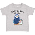 thumbnail image 3 of Inktastic Happy Birthday, Uncle- Cute Penguins Boys or Girls Toddler T-Shirt, 3 of 5
