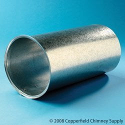 - 31480 8 in. x 12 in. Galvanized Thimble By Chimney