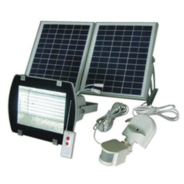 Solar Goes Green SGG-156-2R LED Solar Flood Light With Remote Control