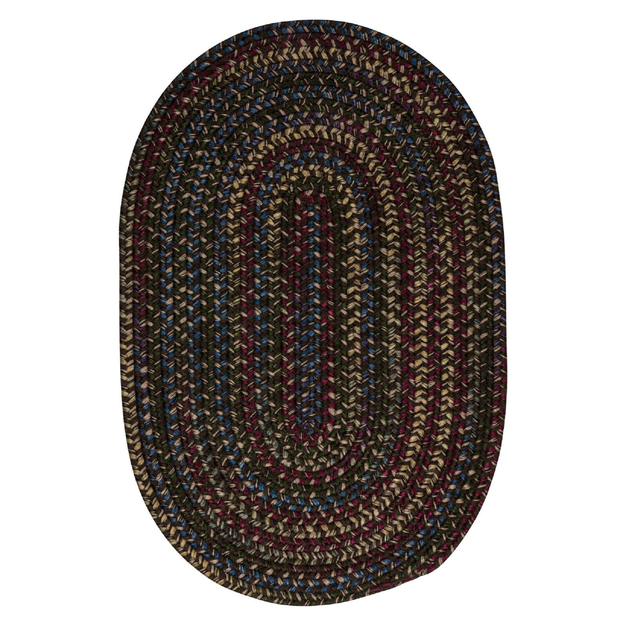 2' x 6' Braided Oval Rug Runner