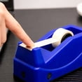 thumbnail image 3 of Blue Compact Adhesive Tape Dispenser With Non-Slip Base And Smooth Roller Mechanism Supports Tape Widths Under 30Mm For Office Use, 3 of 7