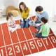 thumbnail image 5 of Xihbxyly Alfombra de Fútbol para Interior, Diseño Antideslizante, Material Suave y Duradero, Uso Versátil, Sala de Estar, Dormitorio, Cocina, Decoración Divertida, Tapete Cómodo, Varios Tamaños Dispo, 5 of 7
