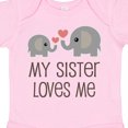 thumbnail image 4 of Inktastic My Sister Loves Me Boys or Girls Baby Bodysuit, 4 of 5