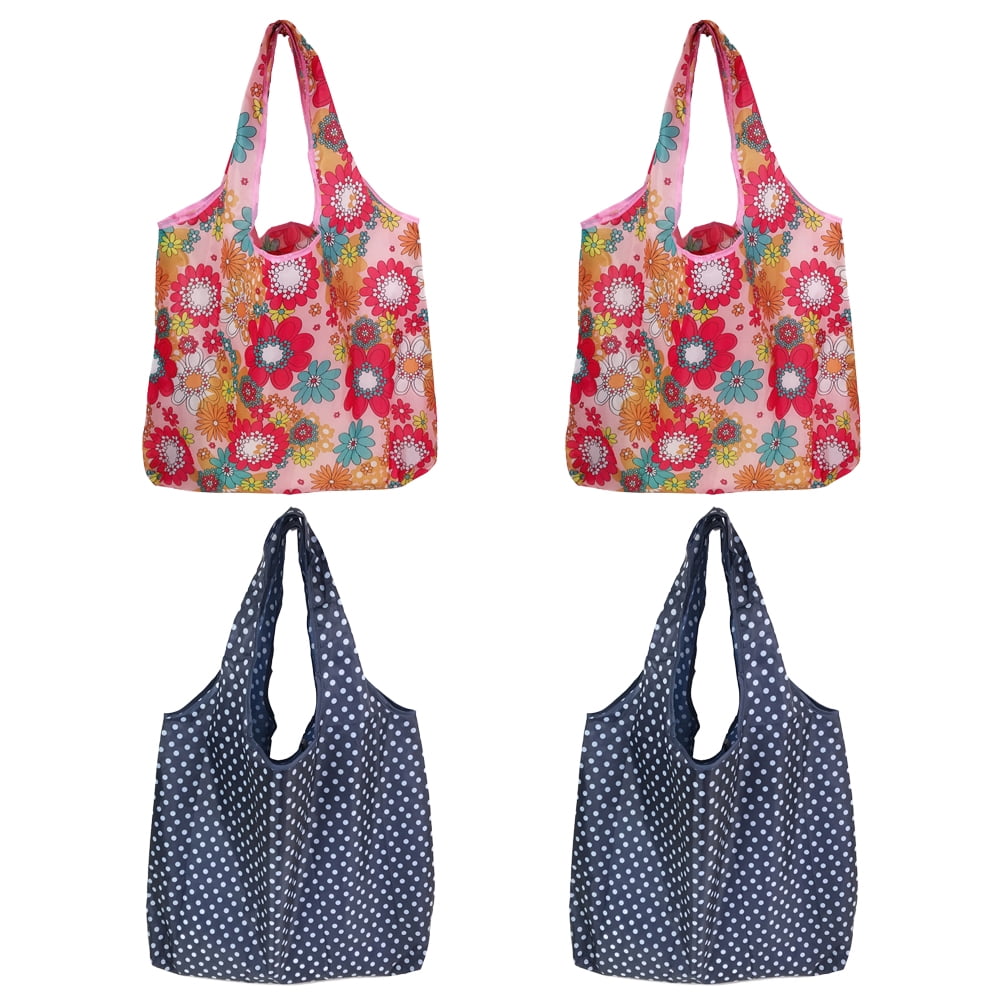 Reusable grocery bags Collapsible grocery bags Cute grocery bags tear resistant and waterproof