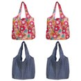 thumbnail image 1 of Bolsas de supermercado reutilizables Bolsas de supermercado plegables Lindas bolsas de supermercado resistentes al desgarro e impermeables, 1 of 5