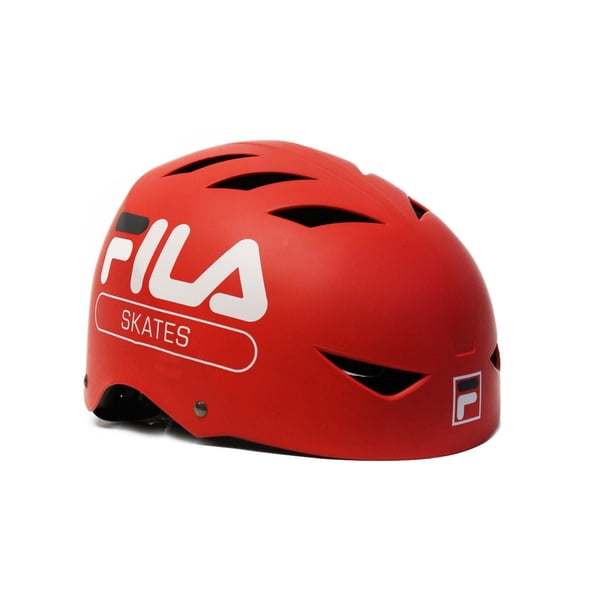 Casco Patines Fila Rojo Pro Ajustable