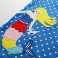 thumbnail image 3 of Maxcozy Kids Toddler Girls Cotton Casual Cartoon Polka Dots Mermaid Sundress Tutu Dresses 6-7T, 3 of 8