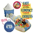 thumbnail image 2 of Kiddzery Rocket Ball Pit Polyester Play Tent, Blue, 2 of 5