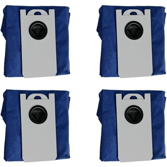Vacuum Dust Bags Compatible with bObsweep UltraVision and UltraVision Pet Self Empty Robot Vacuum, 4 Pack