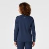 thumbnail image 6 of WonderWink Layers Womens 8209 Fleece Full Scrub Jacket-Navy-Small, 6 of 9