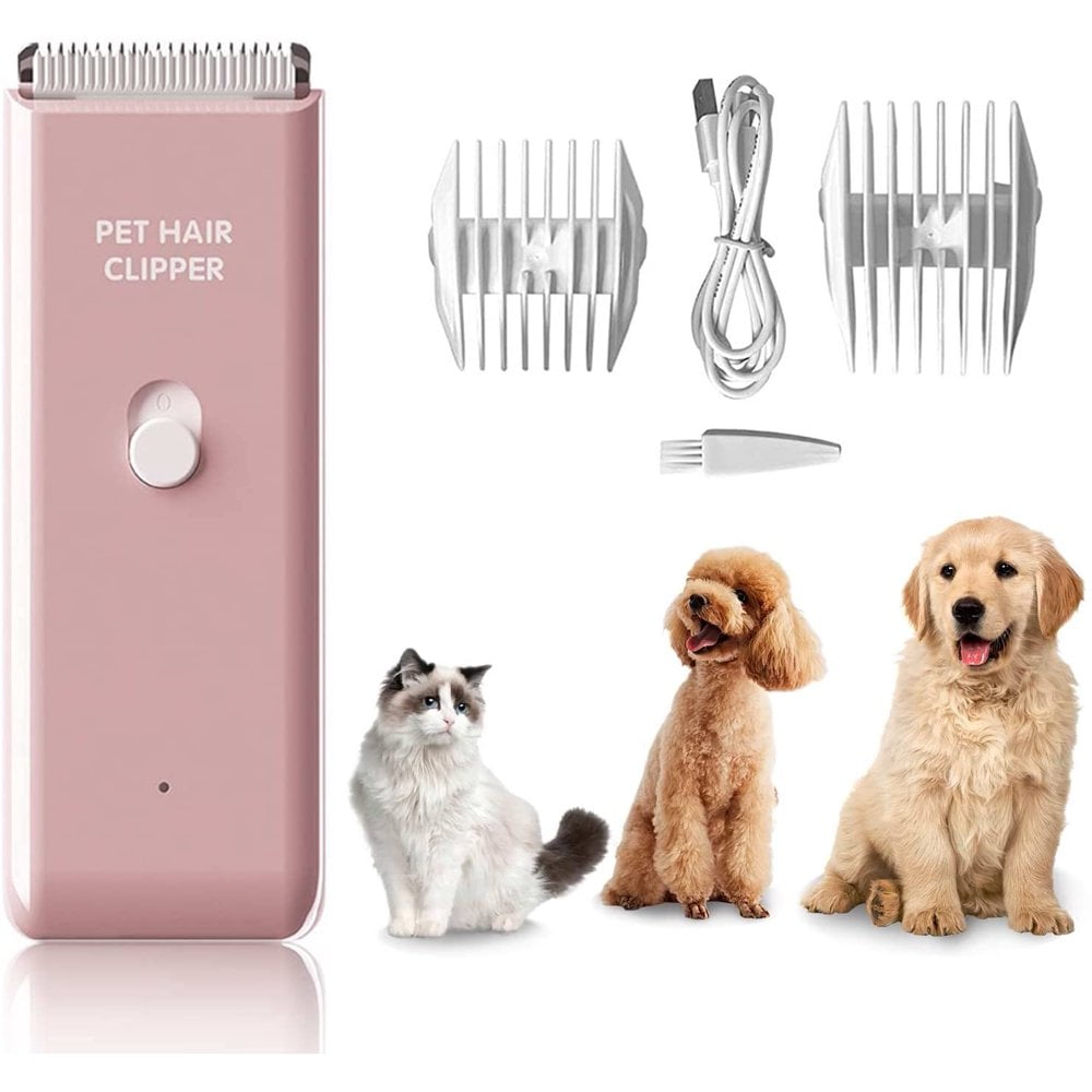 Quiet Mighty Paw Professional Grade Dog Grooming Clippers 3 Speeds for All Coats Rechargeable Cordless Electric Pet Trimmer Kit. 