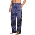 thumbnail image 6 of Logiee Mystery House Halloween Night Print Pajama Pants for Men,Men’s Pajama Bottoms,Mens PJ Pants with Pockets & Button Fly-Small, 6 of 6
