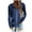 Blue, variant on TQWQT Hoodies for Women Fall Sweaters Winter Zip Up Long-Sleeved Knitted Hooded Cardigan Sweater Blue M