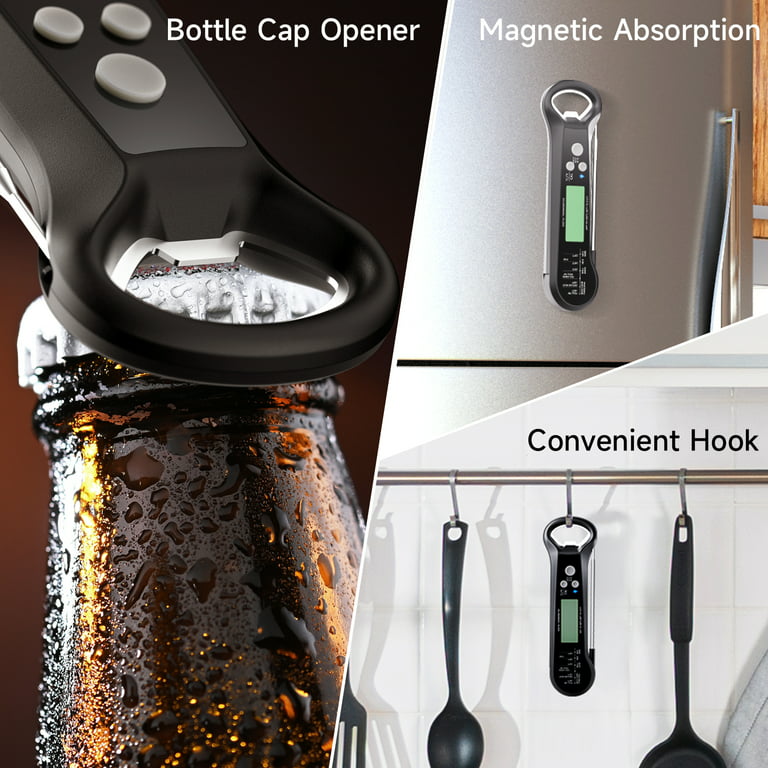 Folding Thermometer with Bottle Opener