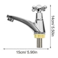 thumbnail image 3 of 1 Pair Bathroom Sink Faucets Modern Sink Faucet Single Handle Bathroom Faucet (Cold Type, Hot Type), 3 of 4