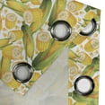 thumbnail image 4 of Ambesonne Corn Grommet Curtain, Organic Vegetable Stalks, 50" x 108", Yellow Green White, 4 of 6