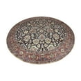 thumbnail image 2 of GAD - Machine Washable - Caspary Oriental Theme Print Rug - 5'3" X 7'6" 5'3" X 5'3" Round - Black-Red-Green, 2 of 5
