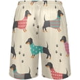 thumbnail image 3 of GZHJMY Dog Pajama Pants Short for Men, Lounge Pants Lightweight Men Pajama Bottoms with Drawstring Pockets, Christmas New Year Birthday Gifts, X-Large, 3 of 7